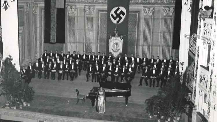 German concert at the Teatro Comunale, 1942 (ISRT)